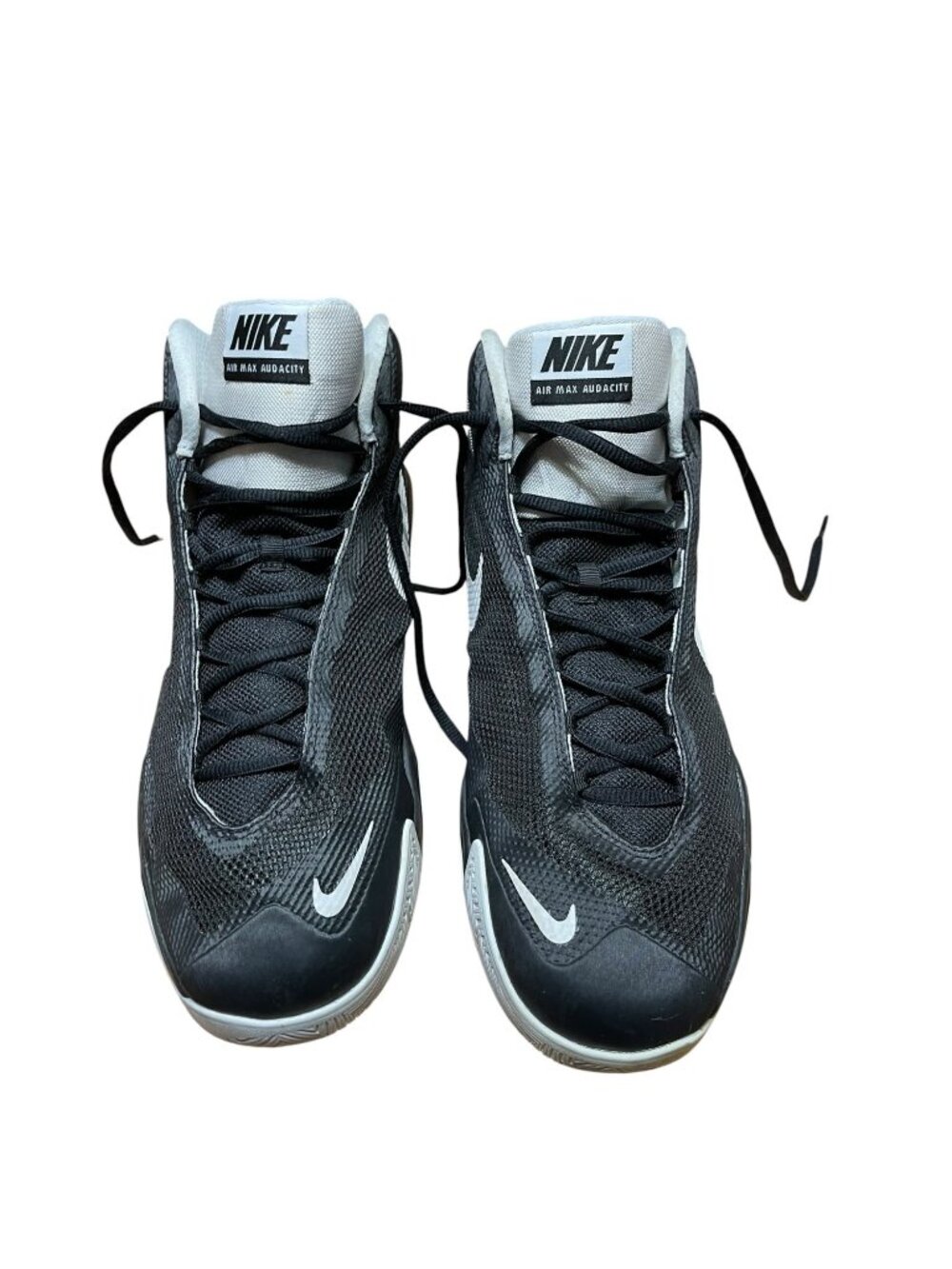 Nike Air Max Audacity Basketball Shoes Black & White Mens Size 13 Athletic Sneak - Picture 2 of 10